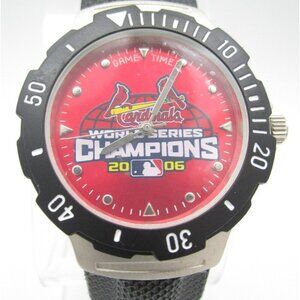 2006 St Louis Cardinals World Champion Analog 37mm Watch (H857) "New Battery"